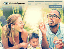 Tablet Screenshot of klahanieeyecare.com